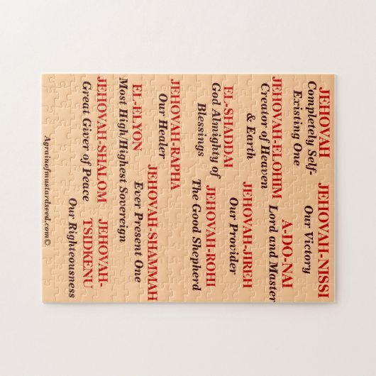 Puzzle Chrétien (Horizontal)