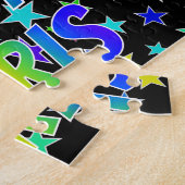 Puzzle "CHRIS" Prénom, Amusant "HEUREUX ANNIVERSAIRE" (Côté)