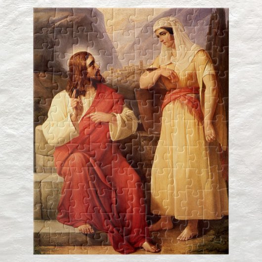 Puzzle Christ and the Samaritan by Christian Schleisner