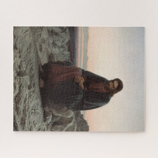 Puzzle Christ in the Wilderness - Ivan Kramskoy (Horizontal)