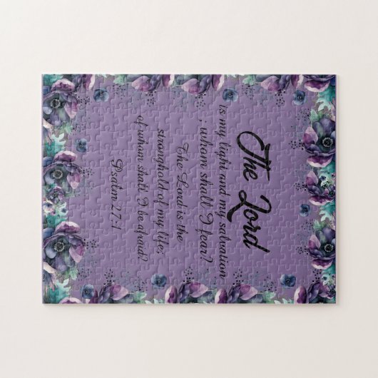 Puzzle Christian Botanic Triptych Wall Art (Horizontal)