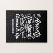 Puzzle Christian Encouragement Quote – Anxiety & Kindness (Horizontal)