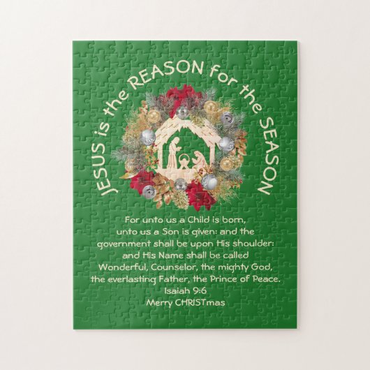 Puzzle Christian JÉSUS EST LA RAISON DE Noël (Vertical)