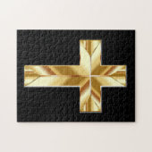 PUZZLE CHRISTIAN JIGSAW PUZZLES, CROIX D'OR (Horizontal)