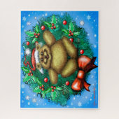 Puzzle Christmas Bear (Vertical)