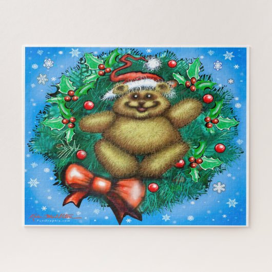 Puzzle Christmas Bear (Horizontal)