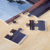 Puzzle Christmas Cabin Forest Winter Snow (Côté)