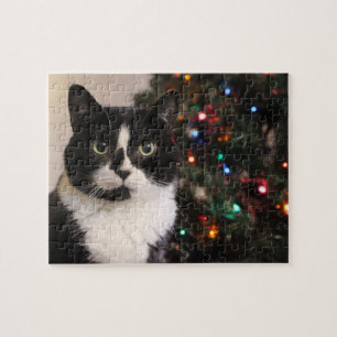 Puzzle Christmas Cat