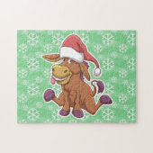 Puzzle Christmas Donkey (Horizontal)