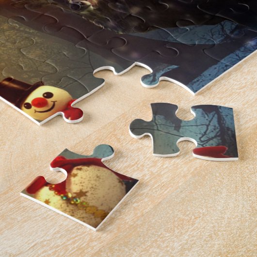 Puzzle Christmas Forest. (Côté)