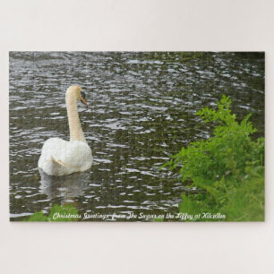Puzzle Christmas Greetings The Swans in Kilcullen