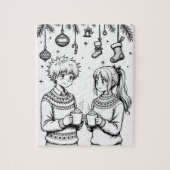 Puzzle Christmas Kids  (Vertical)