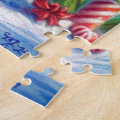 Puzzle Christmas Lighthouse Nautical Coastal Mountain (Côté)