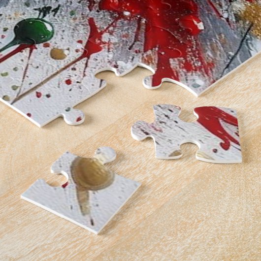 Puzzle Christmas Splatter / White Bursts (Côté)