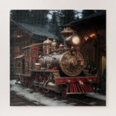 Puzzle Christmas Train (Vertical)