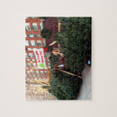 Puzzle Christmas Tree Stand Upper West Side New York City (Vertical)