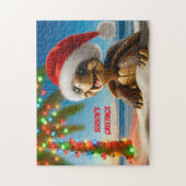 Puzzle Christmas Turtle (Vertical)