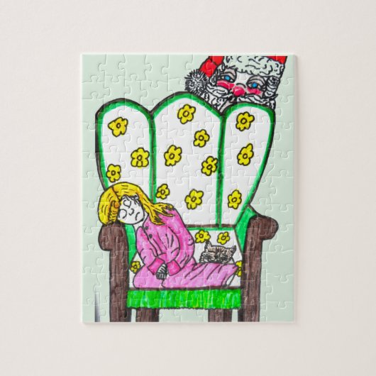 PUZZLE CHRISTMAS WAITING FOR SANTA (Vertical)