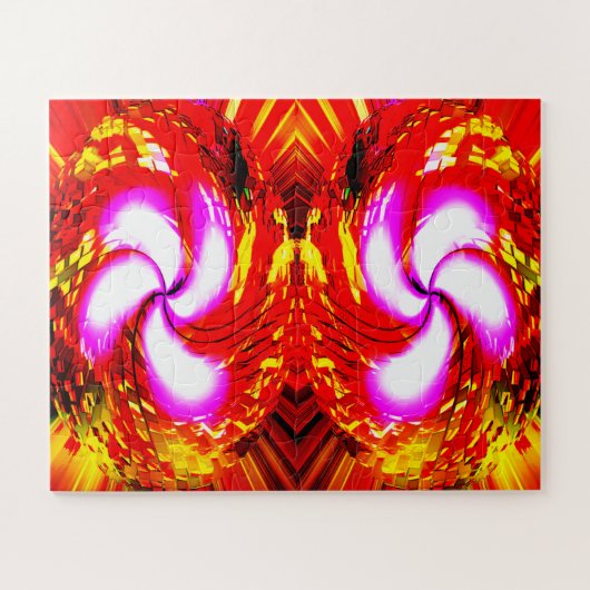 Puzzle Christmas windmill decorations art (Horizontal)