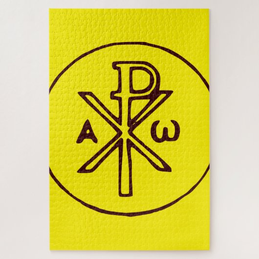 Puzzle Christogramme sacré Chi-Rho Beaux-Arts (Vertical)