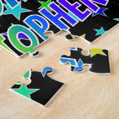 Puzzle "CHRISTOPHER" Prénom, Amusant "HEUREUX ANNIVERSAIR (Côté)