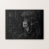 Puzzle Chrome like Libra Zodiac Sign on Hevelius (Horizontal)