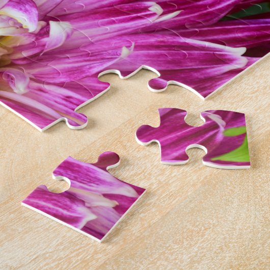 Puzzle Chrysanthème pourpre - Fleur (Côté)