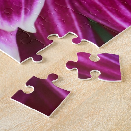 Puzzle Chrysanthème pourpre - Fleur 20x20 (Côté)