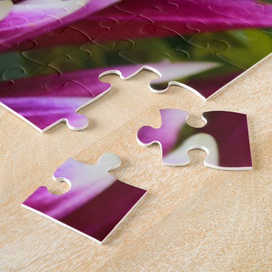 Puzzle Chrysanthème pourpre - Fleur 20x30 (Côté)