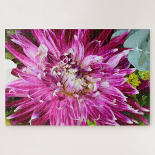Puzzle Chrysanthème pourpre - Fleur 20x30