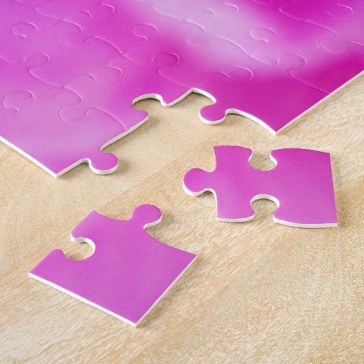 Puzzle Chrysanthème rose doux (Côté)