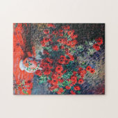 Puzzle Chrysanthème rouge, Monet (Horizontal)
