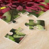 Puzzle Chrysanthèmes bordeaux (Côté)