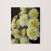 Puzzle Chrysanthèmes citron meringue (Vertical)