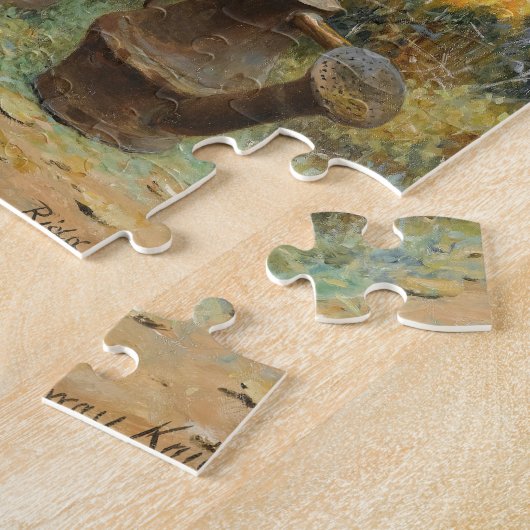 Puzzle Chrysanthèmes | Daniel Ridgway Knight (Côté)