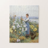 Puzzle Chrysanthèmes | Daniel Ridgway Knight (Vertical)