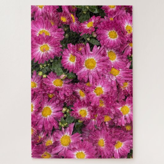 Puzzle Chrysanthèmes en fleurs en automne (Vertical)