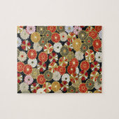 Puzzle Chrysanthèmes en or (Horizontal)