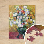 Puzzle Chrysanthèmes | Renoir Art<br><div class="desc">Le puzzle imprimé sur mesure présente les chrysanthèmes de l'artiste impressionniste français Pierre-Auguste Renoir. La peinture représente une abstraite impressionniste vie morte de fleurs contre un arrière - plan coloré rose et jaune. Cliquez sur Customiser pour personnaliser la conception.</div>