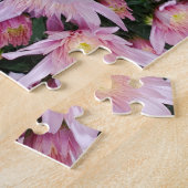Puzzle Chrysanthèmes roses (Côté)