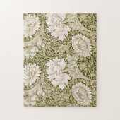 Puzzle Chrysanthemum Gold, William Morris (Vertical)