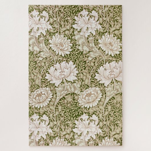 Puzzle Chrysanthemum Gold, William Morris (Vertical)