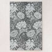 Puzzle Chrysanthemum Gray, William Morris (Vertical)