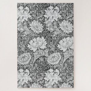 Puzzle Chrysanthemum Gray, William Morris