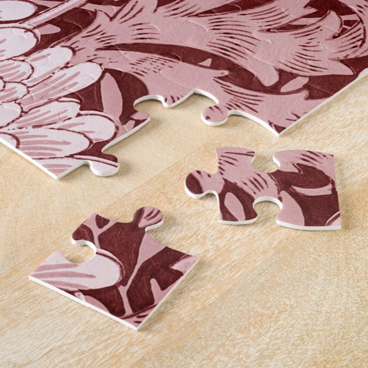 Puzzle Chrysanthemum Maroon, William Morris (Côté)