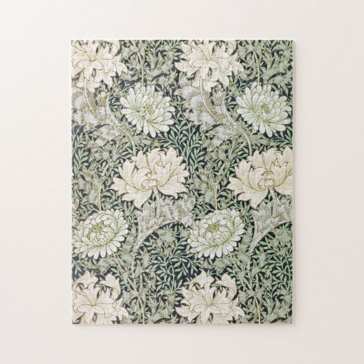 Puzzle Chrysanthemum, William Morris (Vertical)
