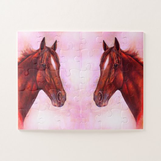 Puzzle chuchotement des chevaux (Horizontal)