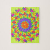 Puzzle Chute de Feuille en automne (Art Abstrait) (Vertical)