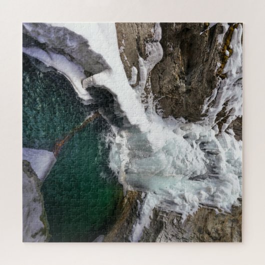 Puzzle Chutes congelées à Johnson Creek (Alberta) (Horizontal)