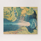 Puzzle Chutes d'Amida d'Hokusai Japon Cascade (Horizontal)
